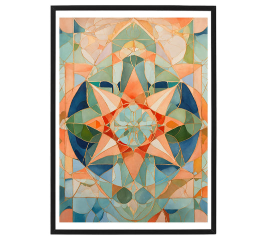 Original Acrilic abstract painting on canvas"mandala" - without frame