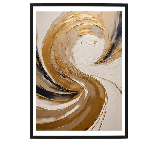 Original Acrylic Painting Harmony in Neutrals : Beige, White, Grey Painted on Canvas - without frame
