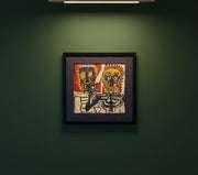 Skeleton Art painted on Canvas - without frame