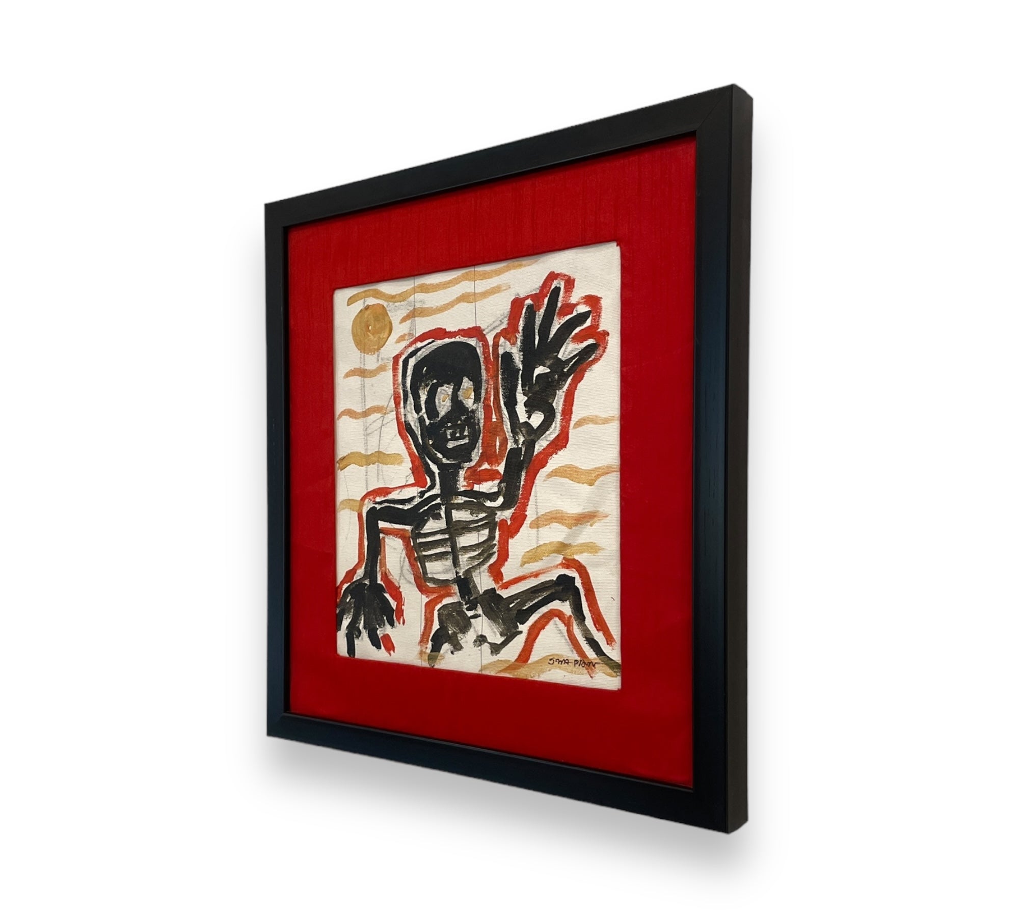 Skeleton Art painted on Canvas - without frame