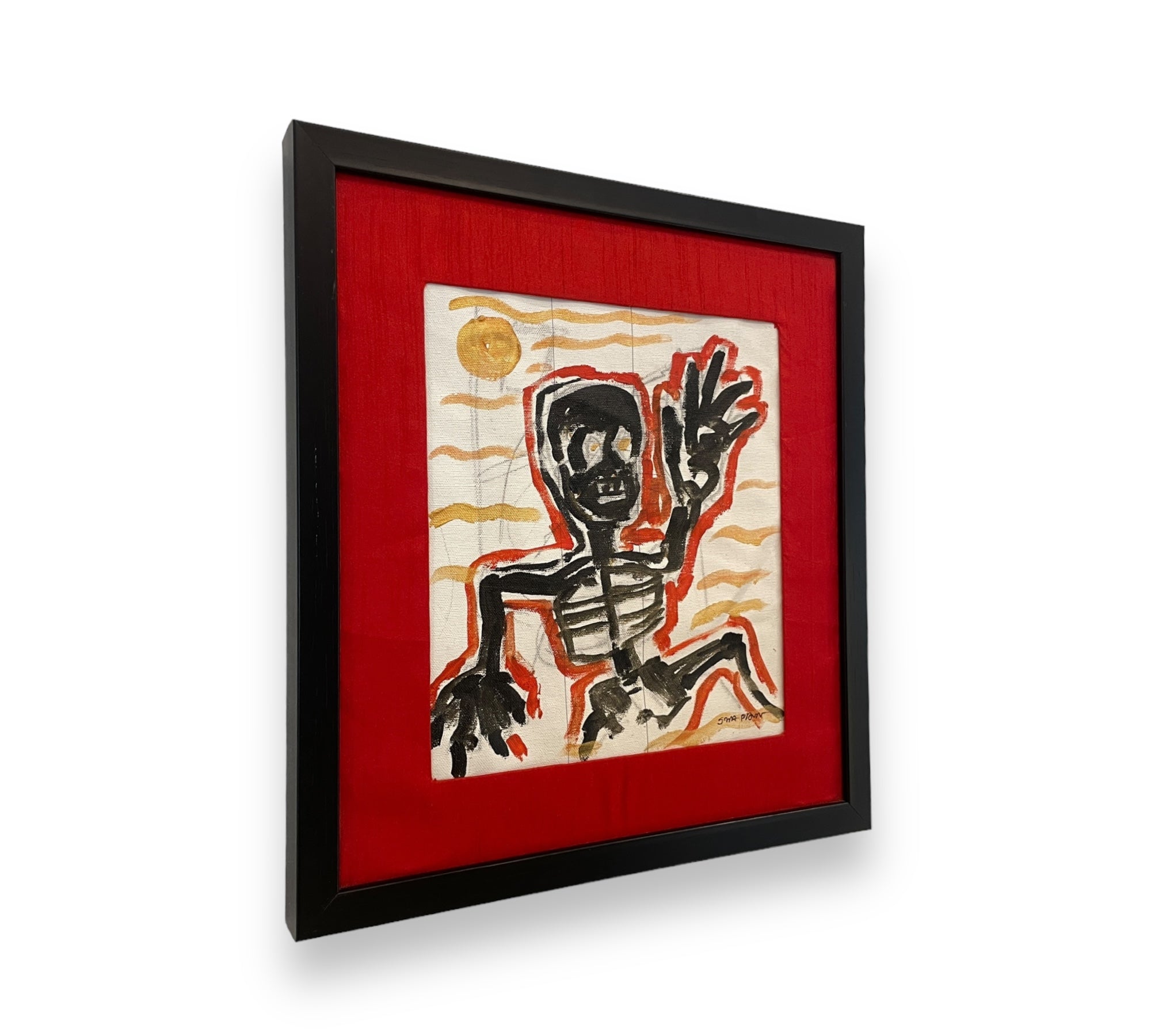 Skeleton Art painted on Canvas - without frame