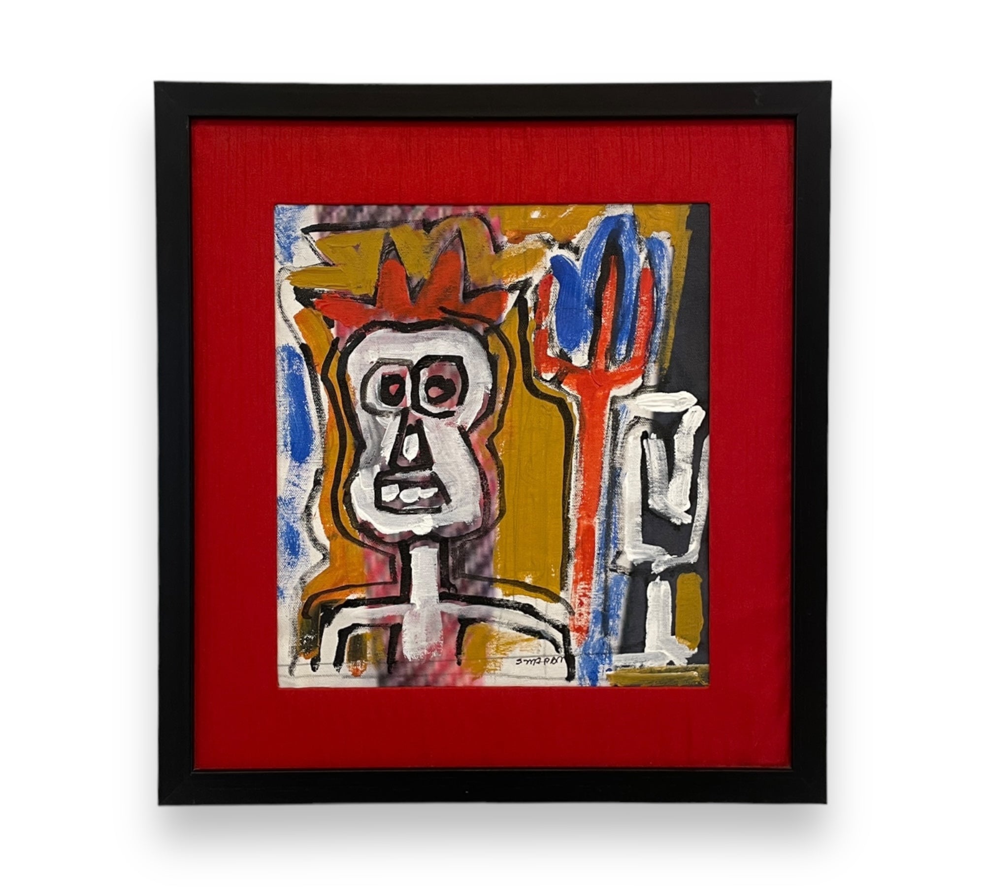 Skeleton Art painted on Canvas - without frame