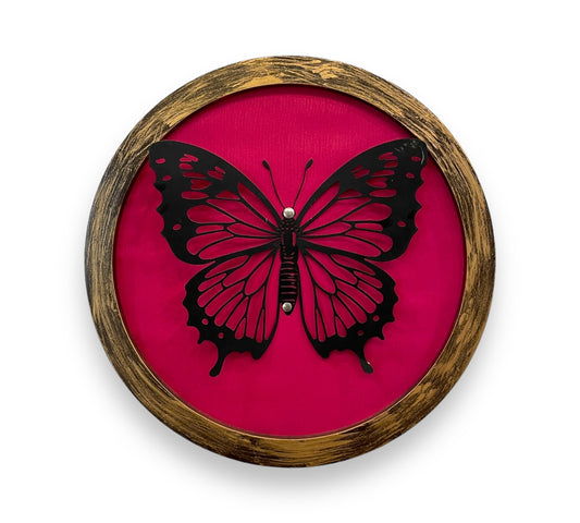 Ethereal Flutter Metal Art Butterfly