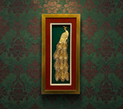 Regal Plumage Metal Art Peacock