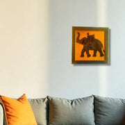 Auspicious Indian Elephant & Peacock Wall Décor