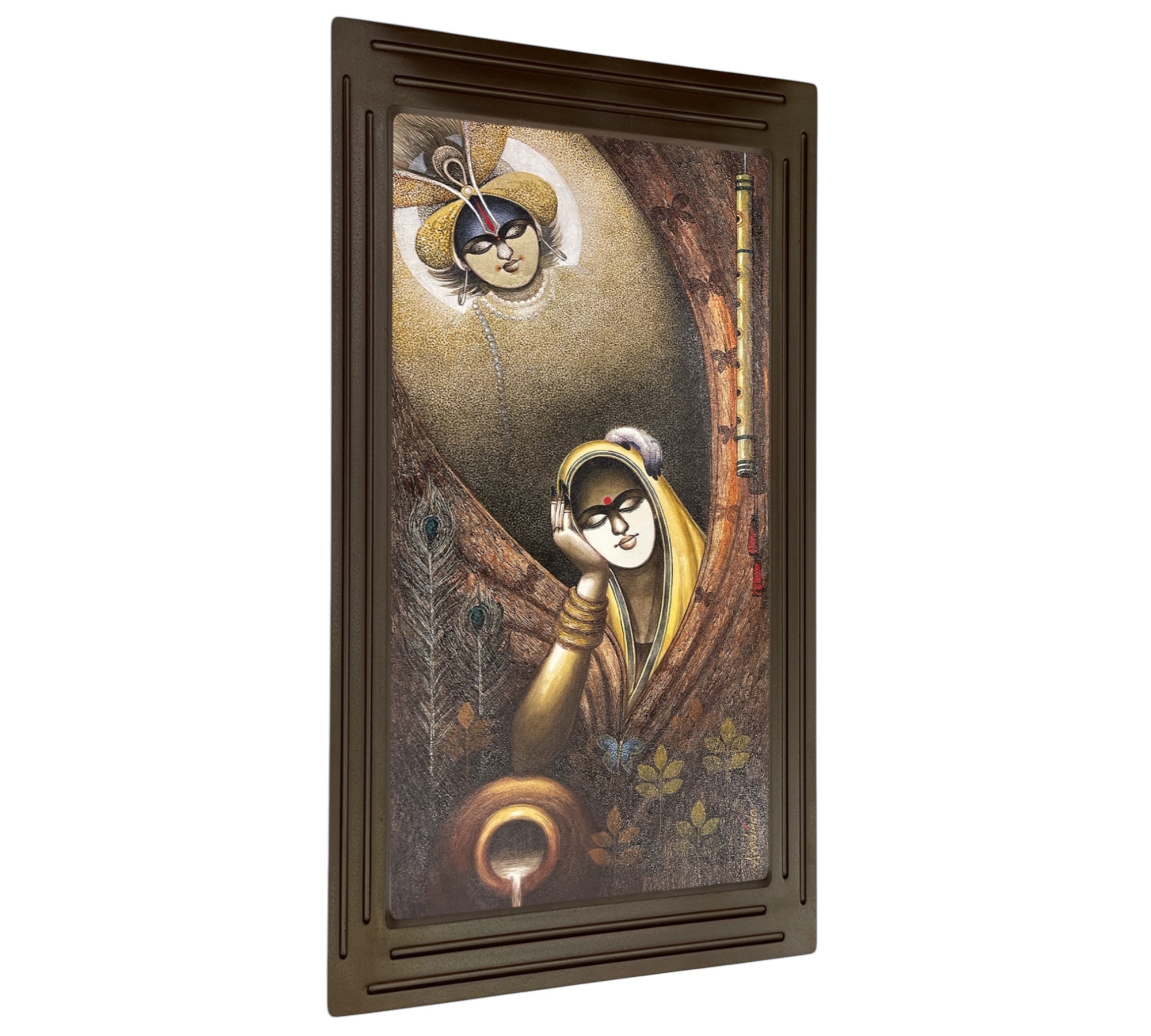 Radha Dreams of  Krishna Canvas