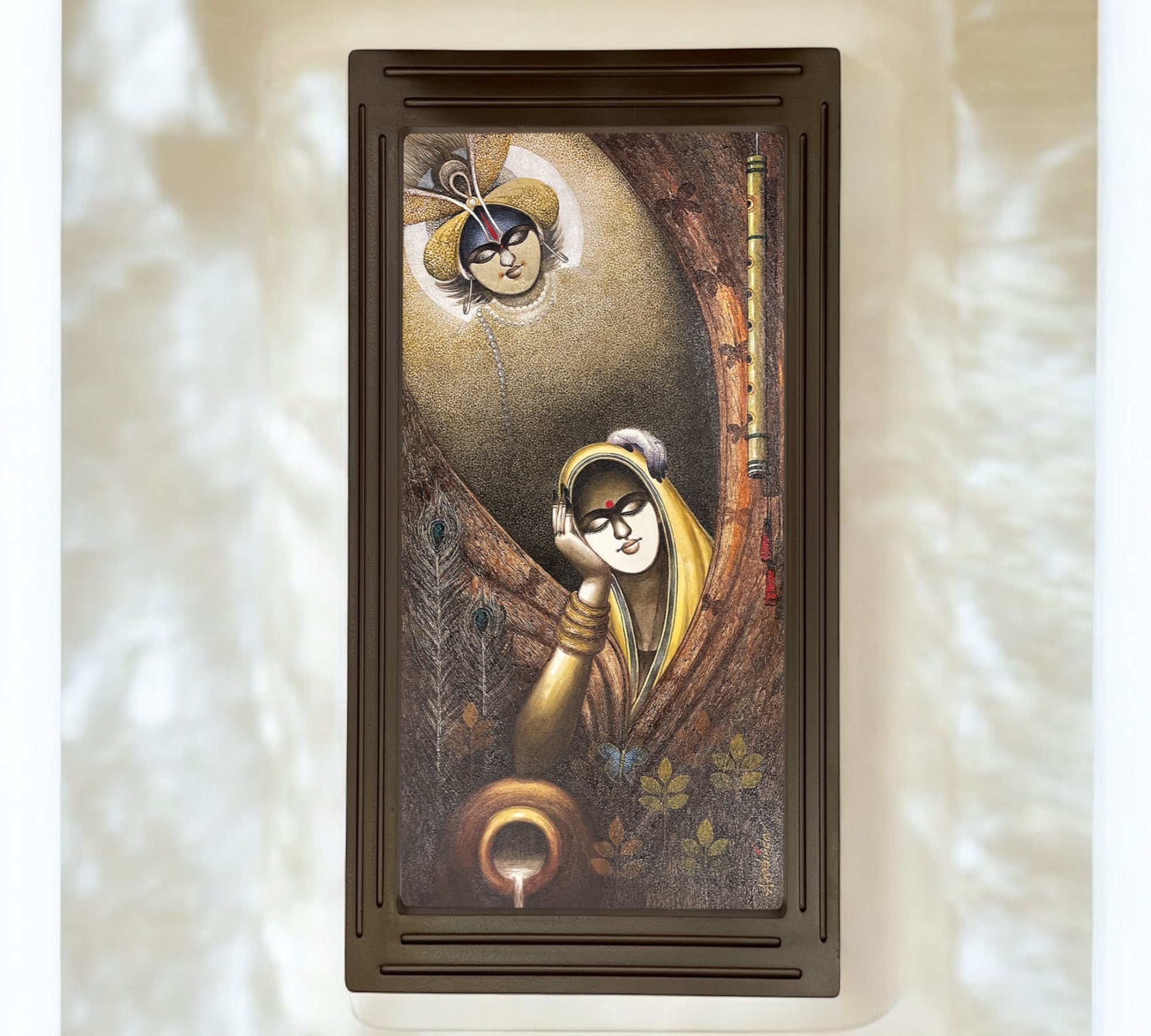 Radha Dreams of  Krishna Canvas