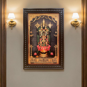 Tirupati Balaji Gold Leaf Art Frame | Luxury Wall Decor for Home & Office