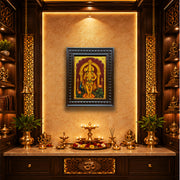 Murugan Gold Leaf Artwork Wall Art | Luxury Pooja Room Decor
