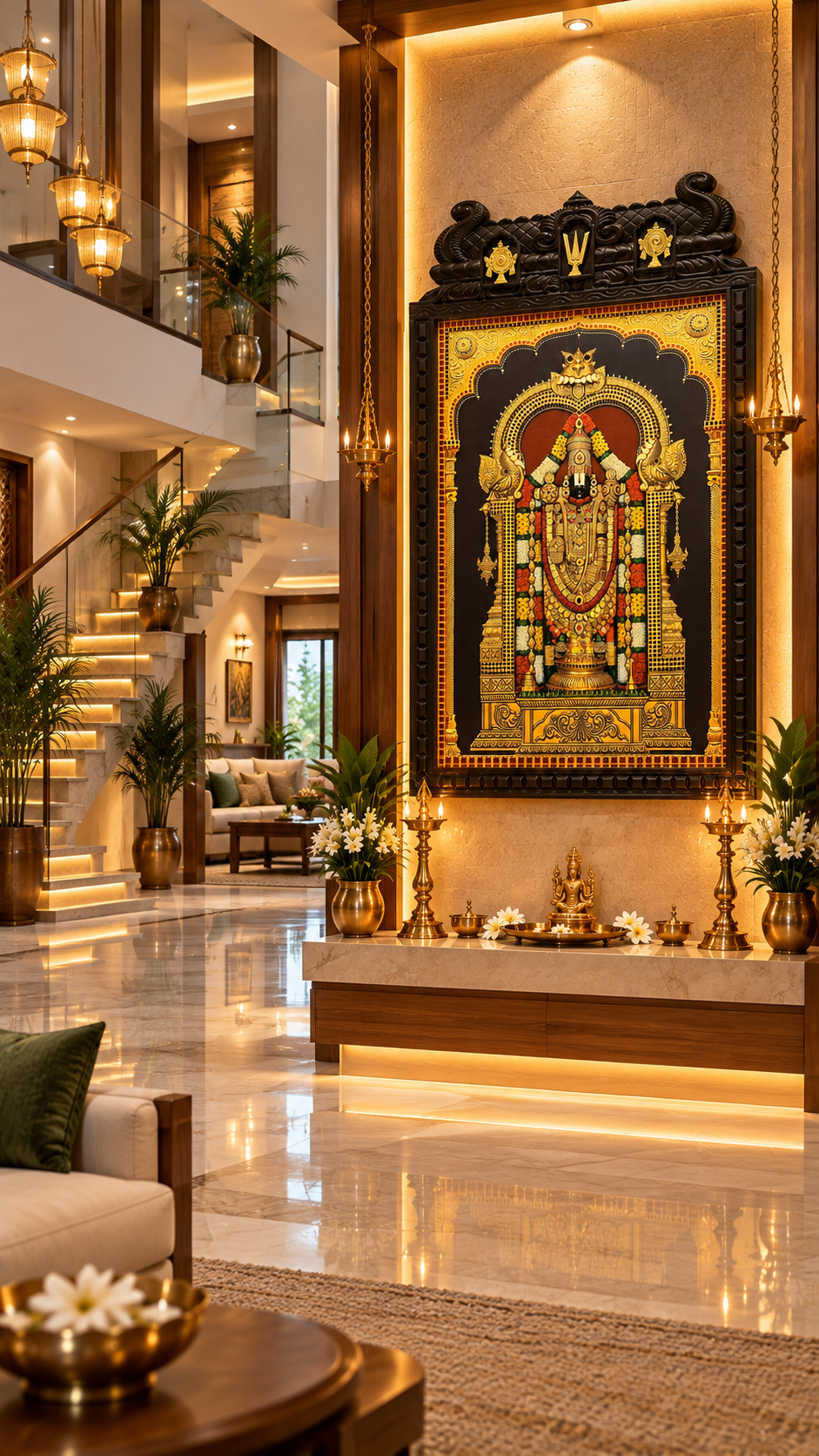 Tirupati Balaji Gold Leaf Art – Made by ESTUDIO
