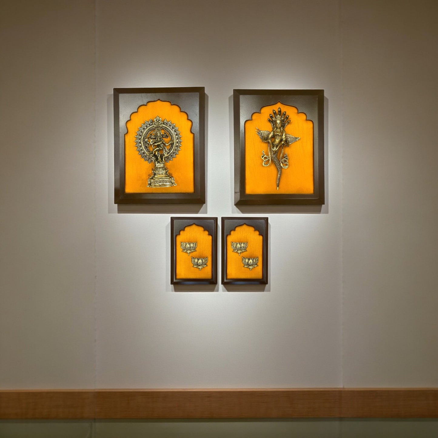Orange Wall Art Set