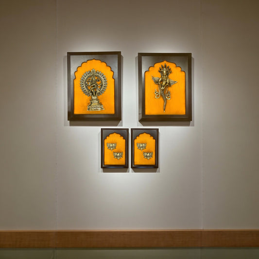 Orange Wall Art Set