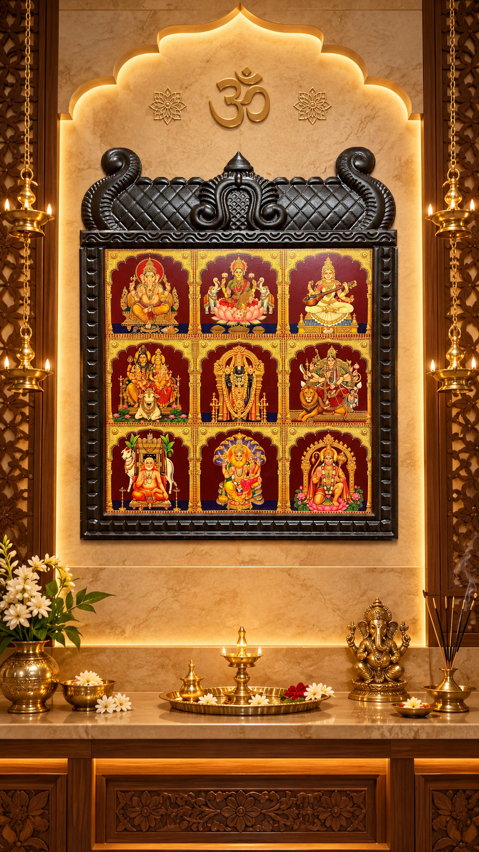 9 GODS IN ONE FRAME – NINE DIVINE BLESSINGS, ONE SACRED MASTERPIECE!