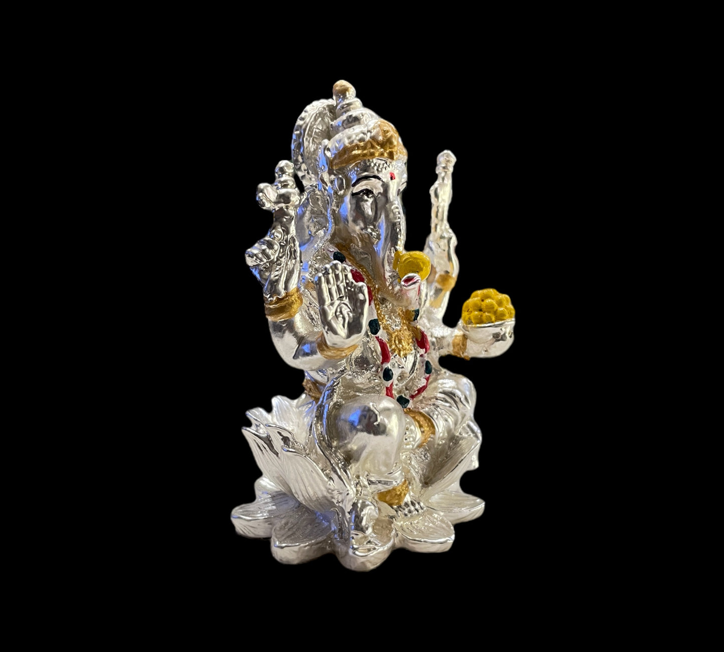 Silver Lord Ganesha Idol