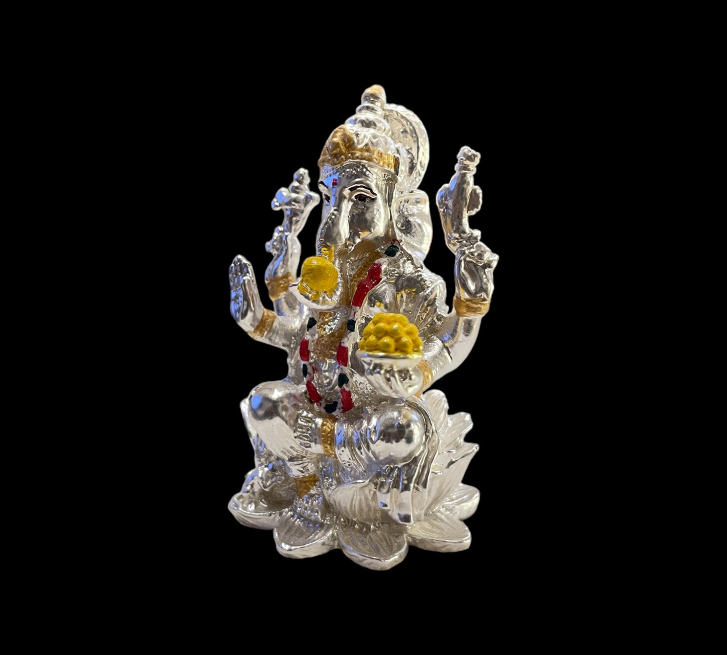 Silver Lord Ganesha Idol