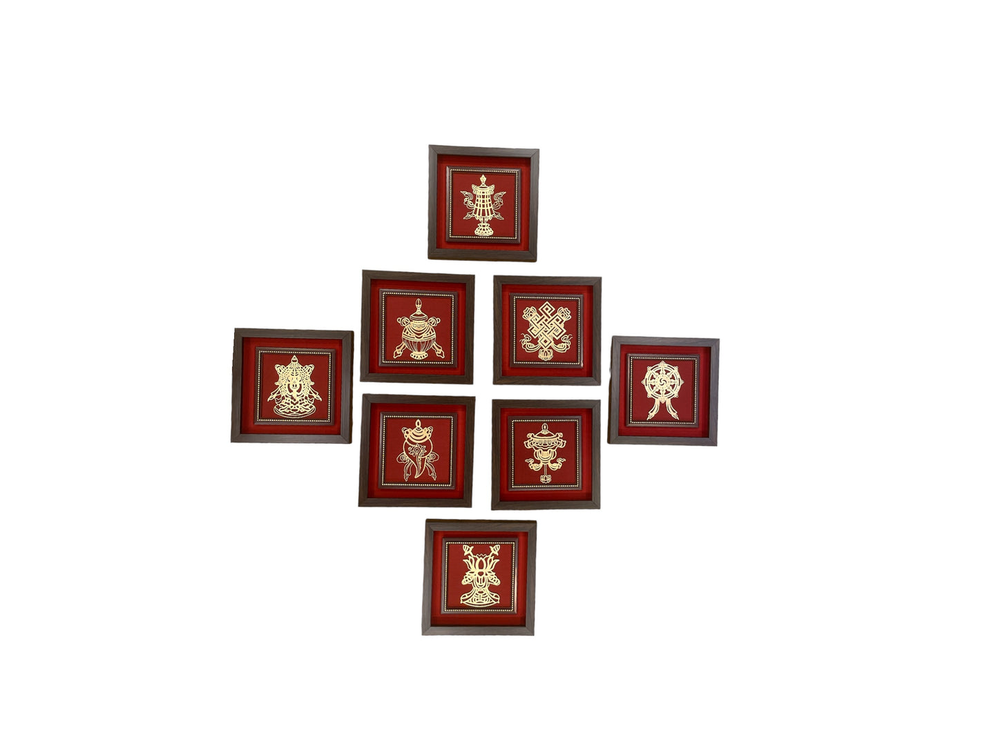 Set of Eight Auspicious Ashtamangala