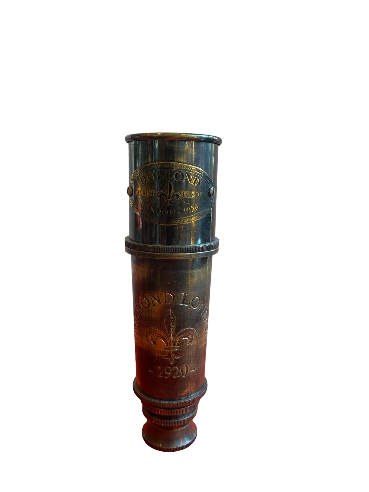 Antique Brass telescope With a Range of 500 mts