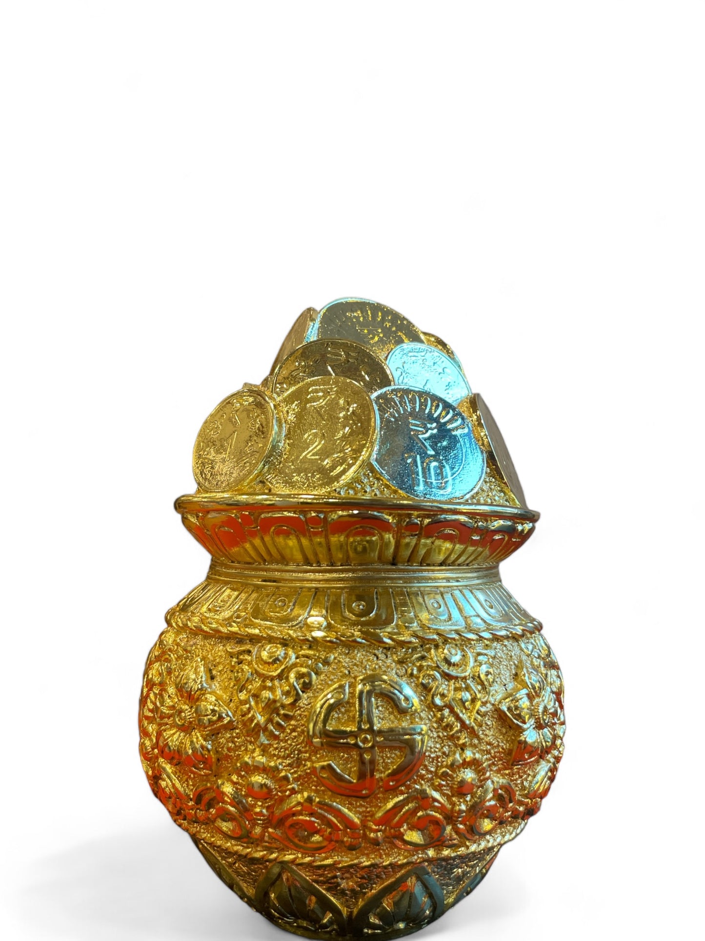 Kuber Kalash for Abundance : Gold plated.