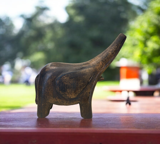 Wooden Elephant Curio