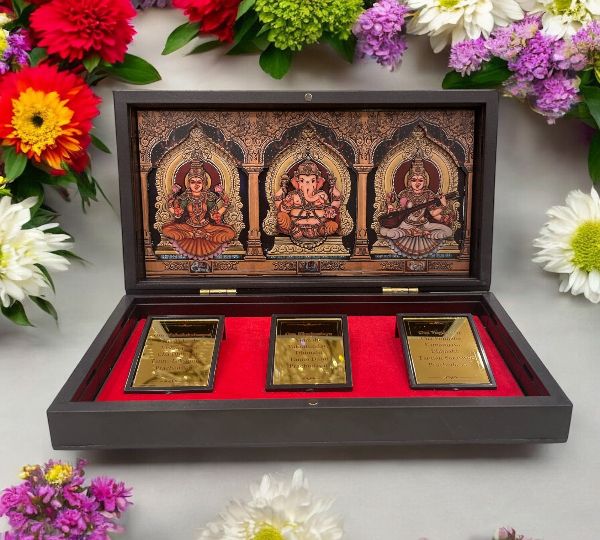 Ganesha Lakshmi Saraswati Pooja Box