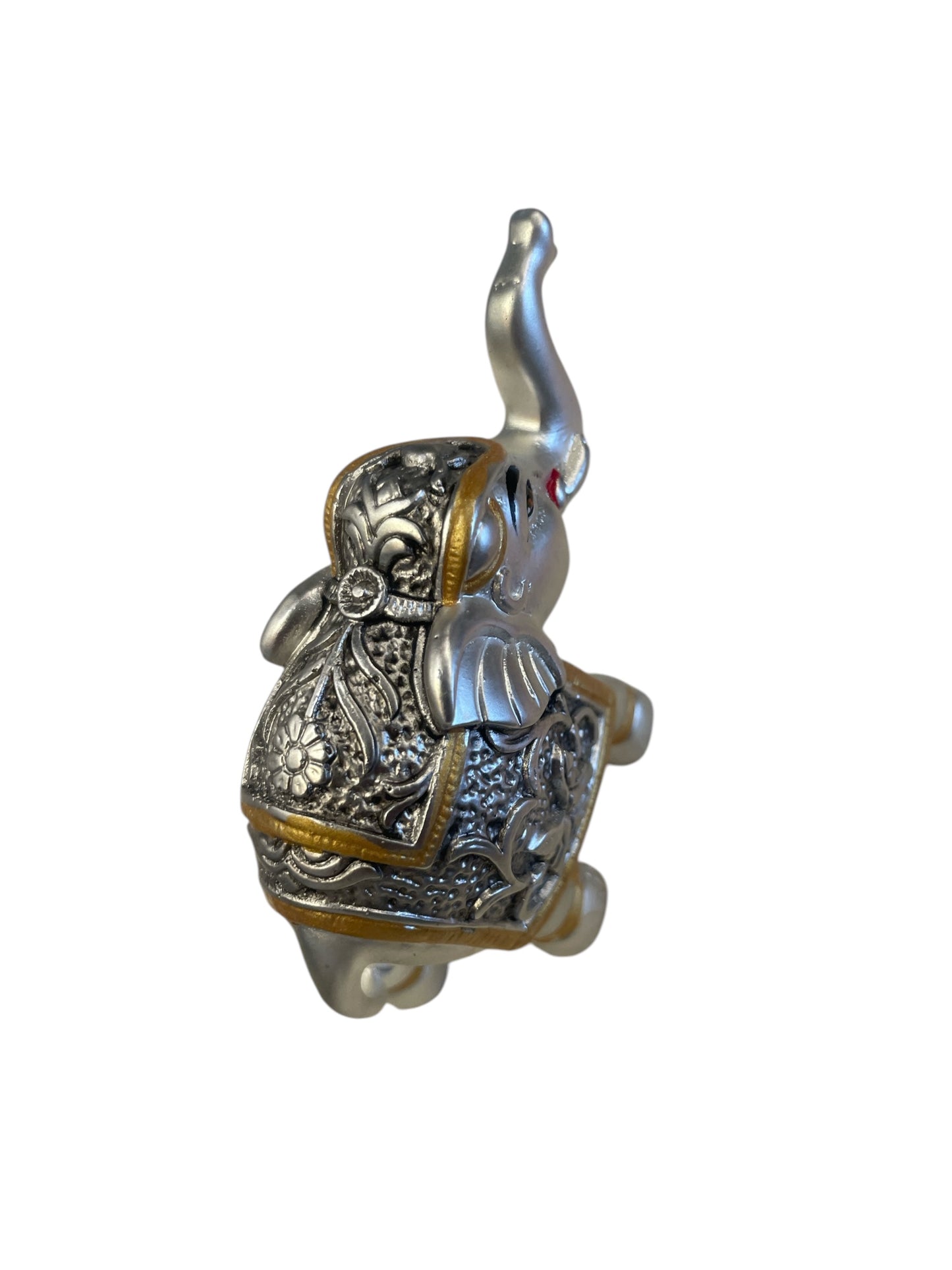 Elephant small sterling silver with Velvet Box