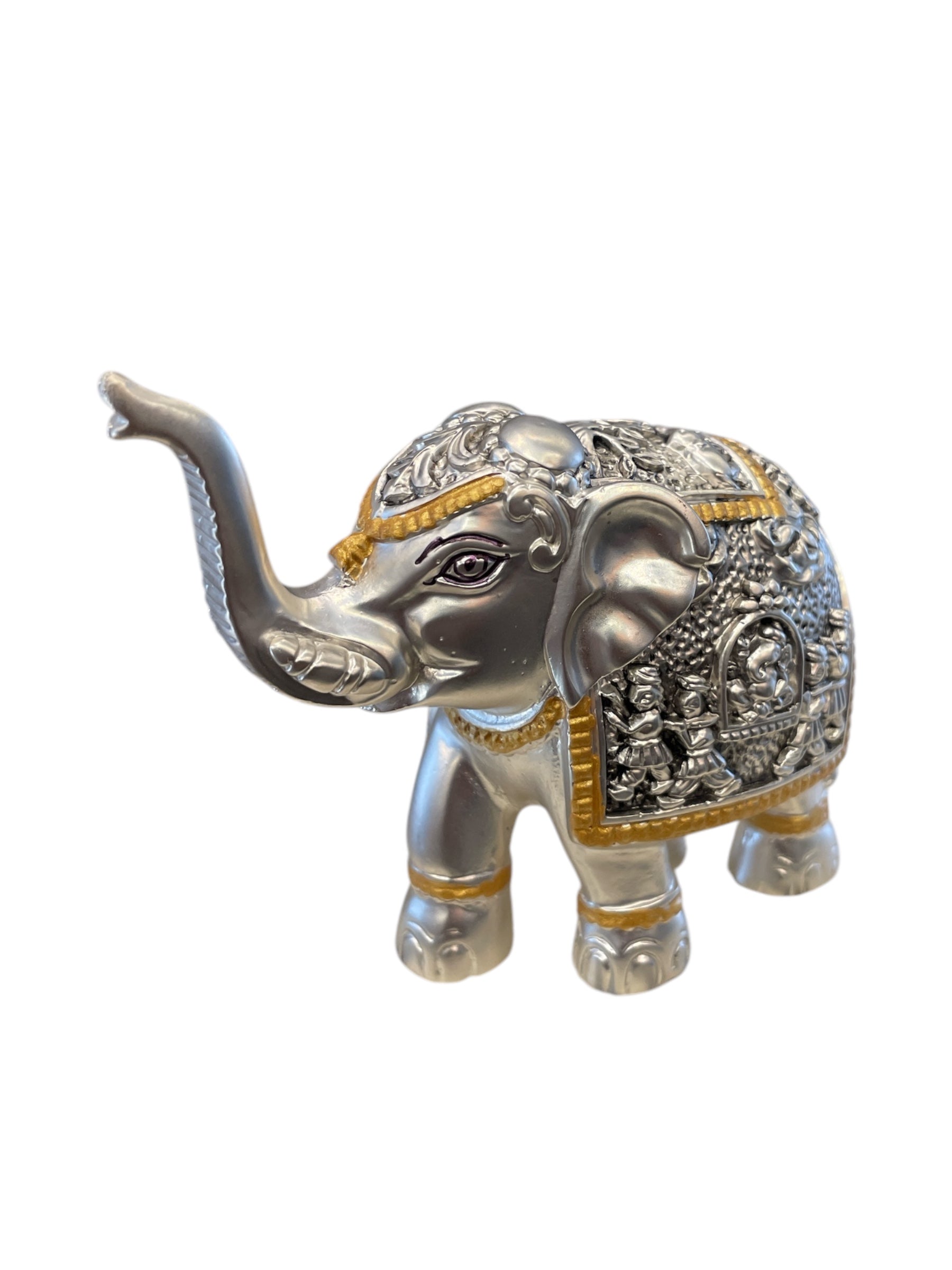 Elephant Sterling Silver with Velvet Box (4 inches)