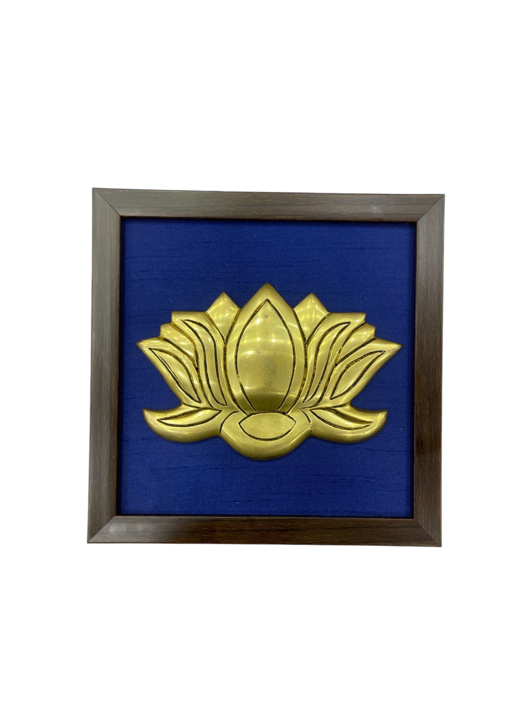 Blue Wall Art with Dhanvanthri Highlight