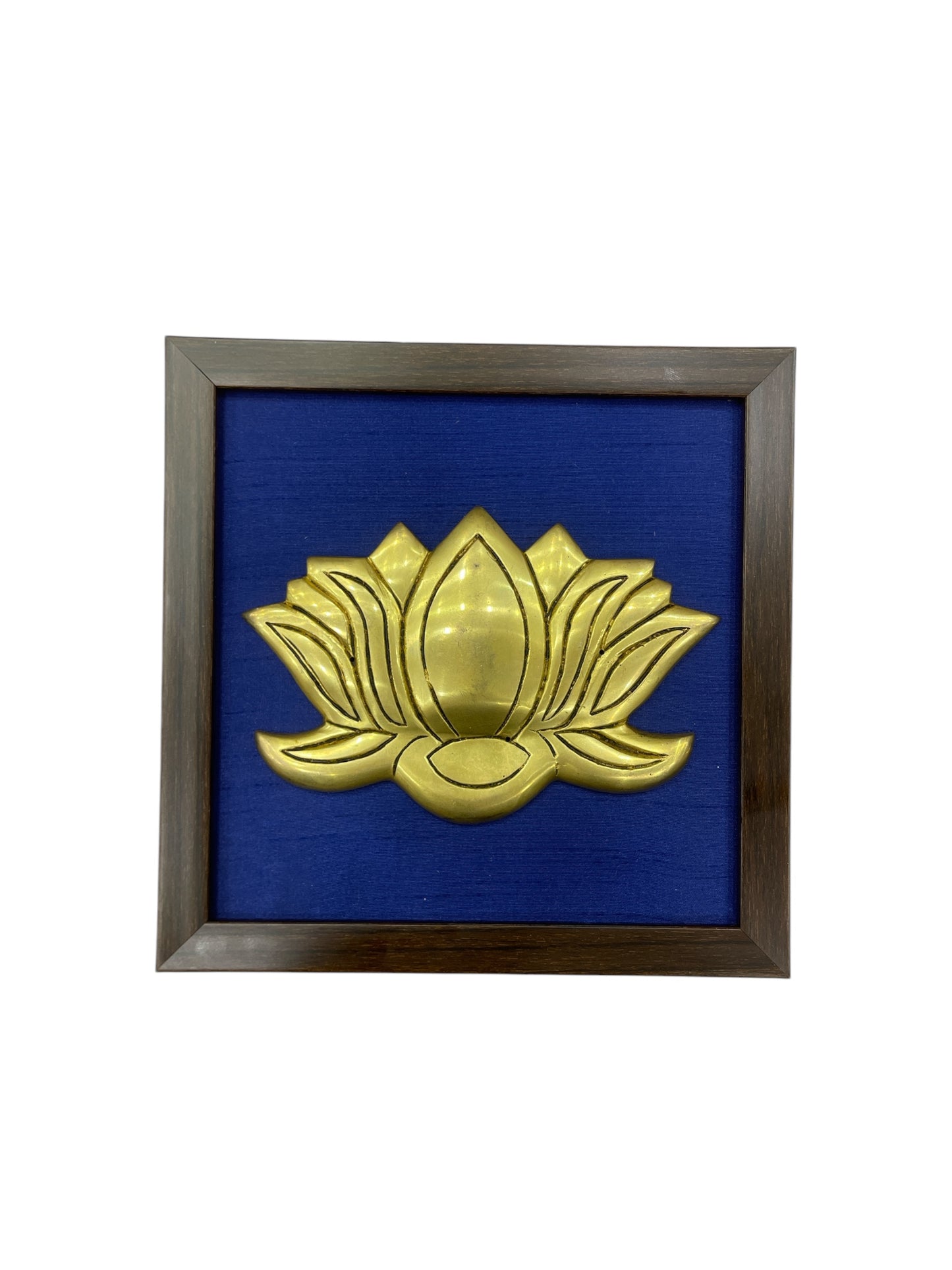 Blue Wall Art with Dhanvanthri Highlight
