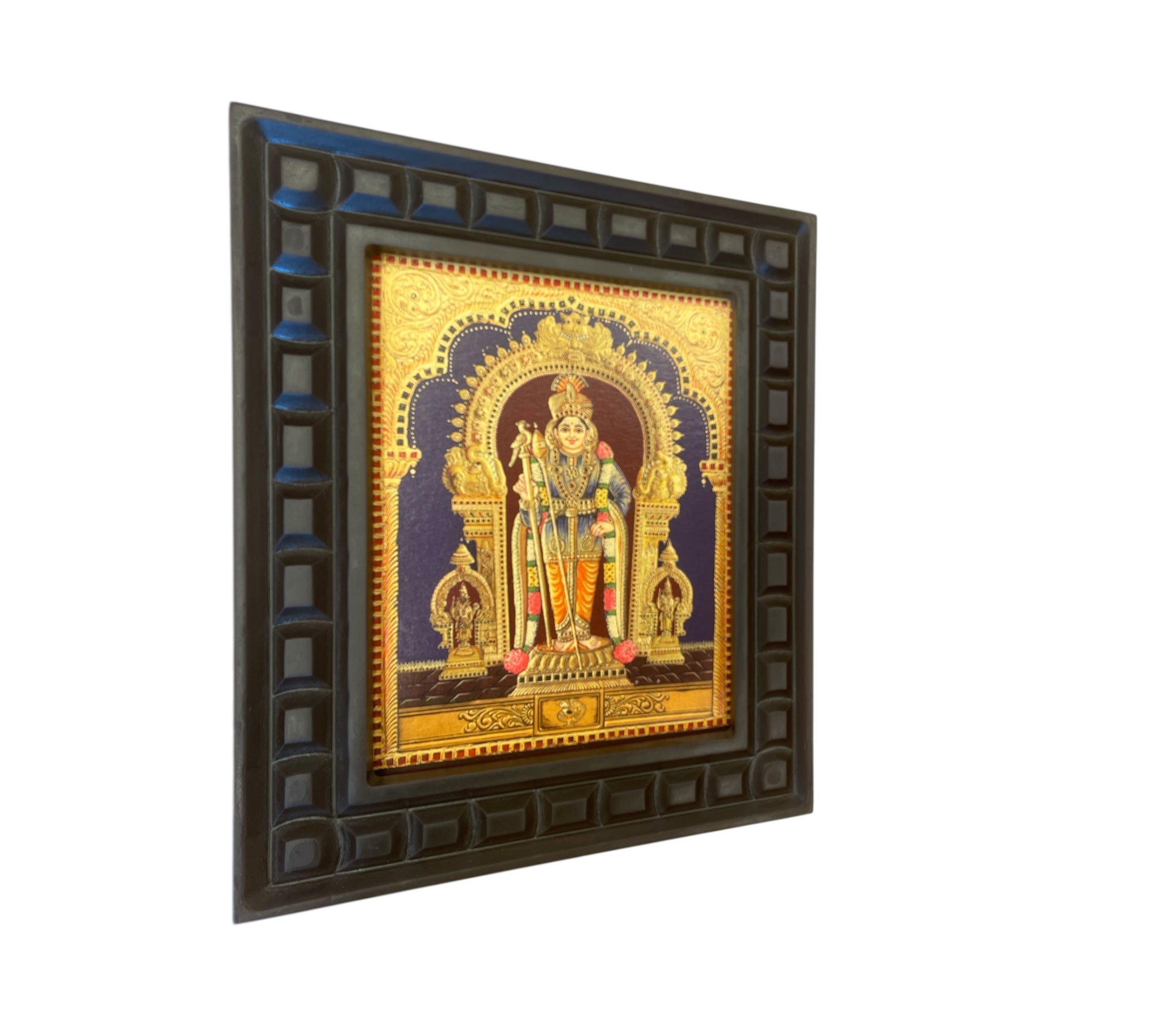 Alagar Gold Leafed Art With Wooden Frames