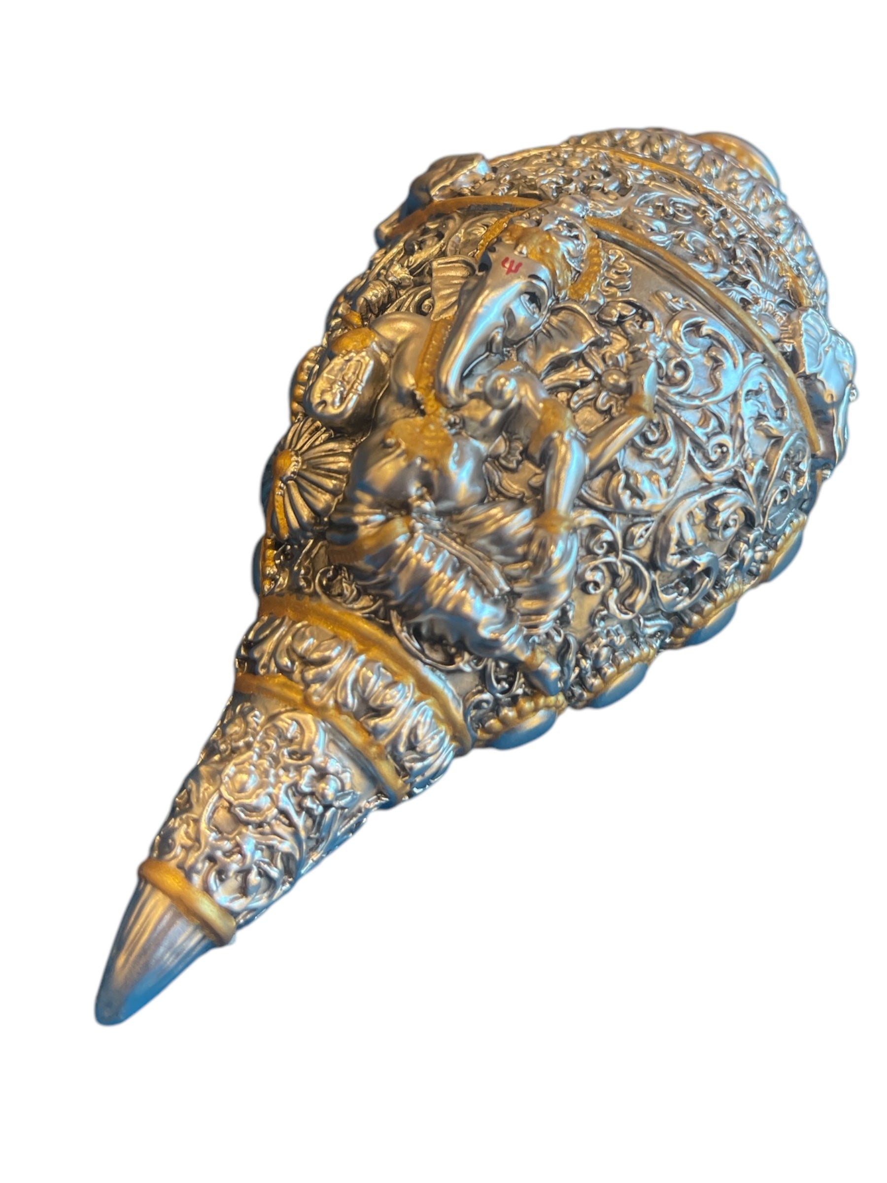 Ganesha Shank Sterling silver & gold plated embellishment