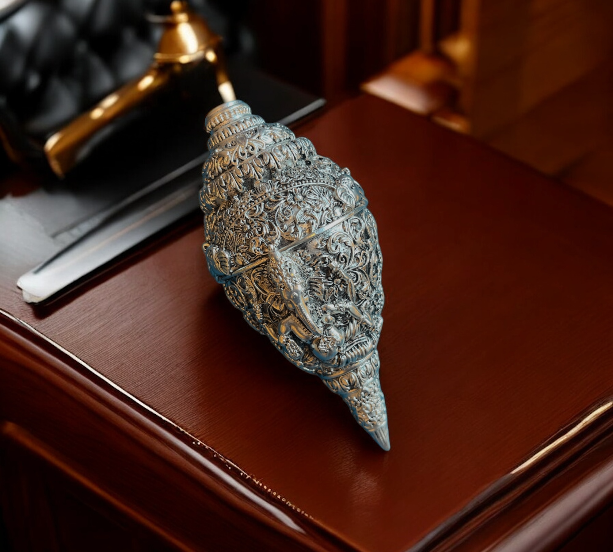 Ganesha Shank Sterling silver plated