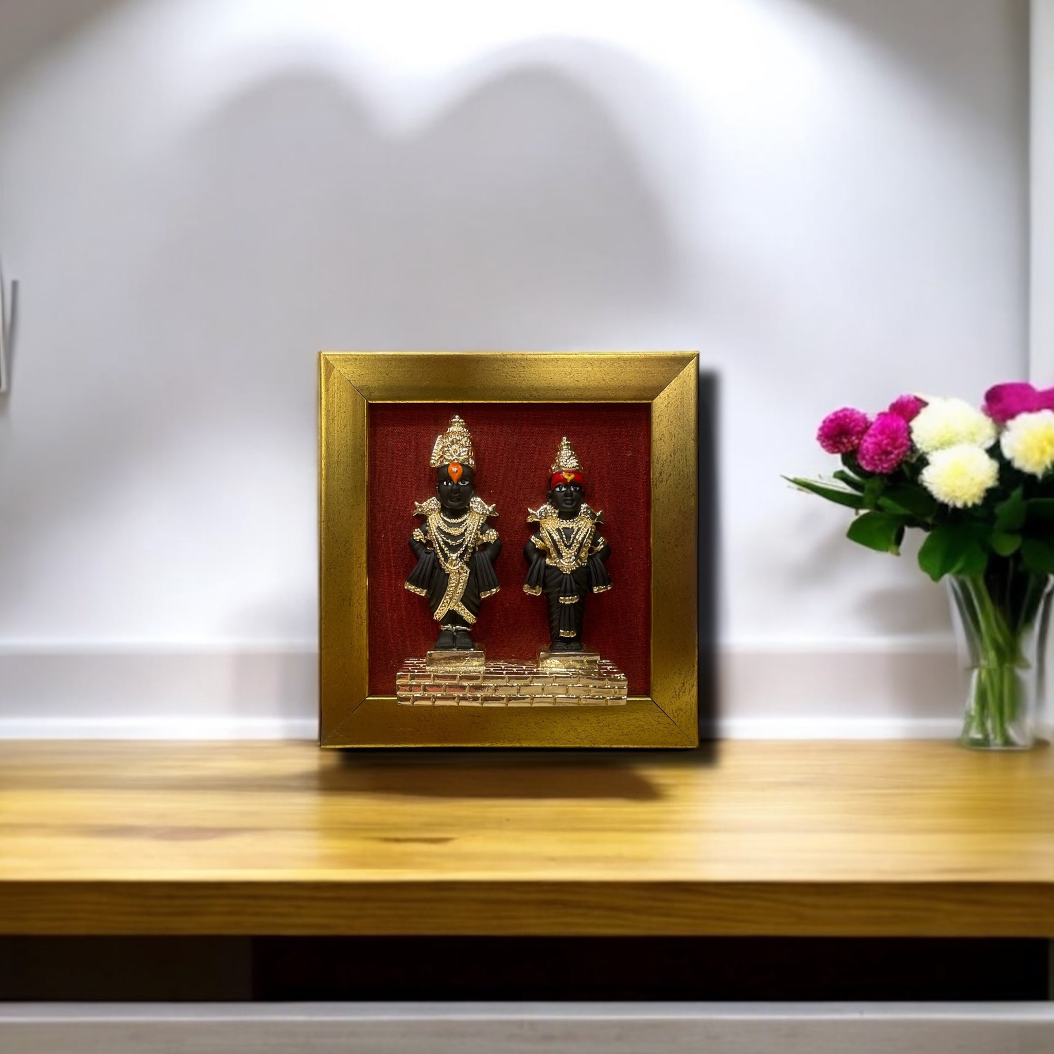 Vittalla Rukmini Desktop Curio – Framed Divine Idol for Home & Office