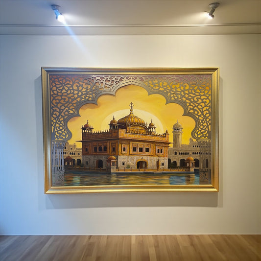 Golden Temple Hand Painting