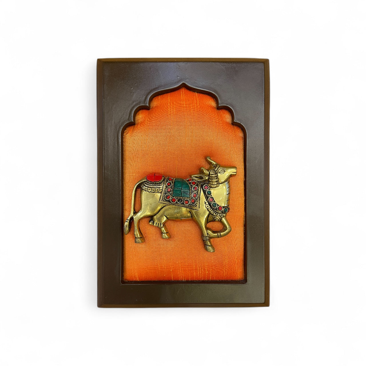 Brass Ganesh Shankh with 4 Element Set