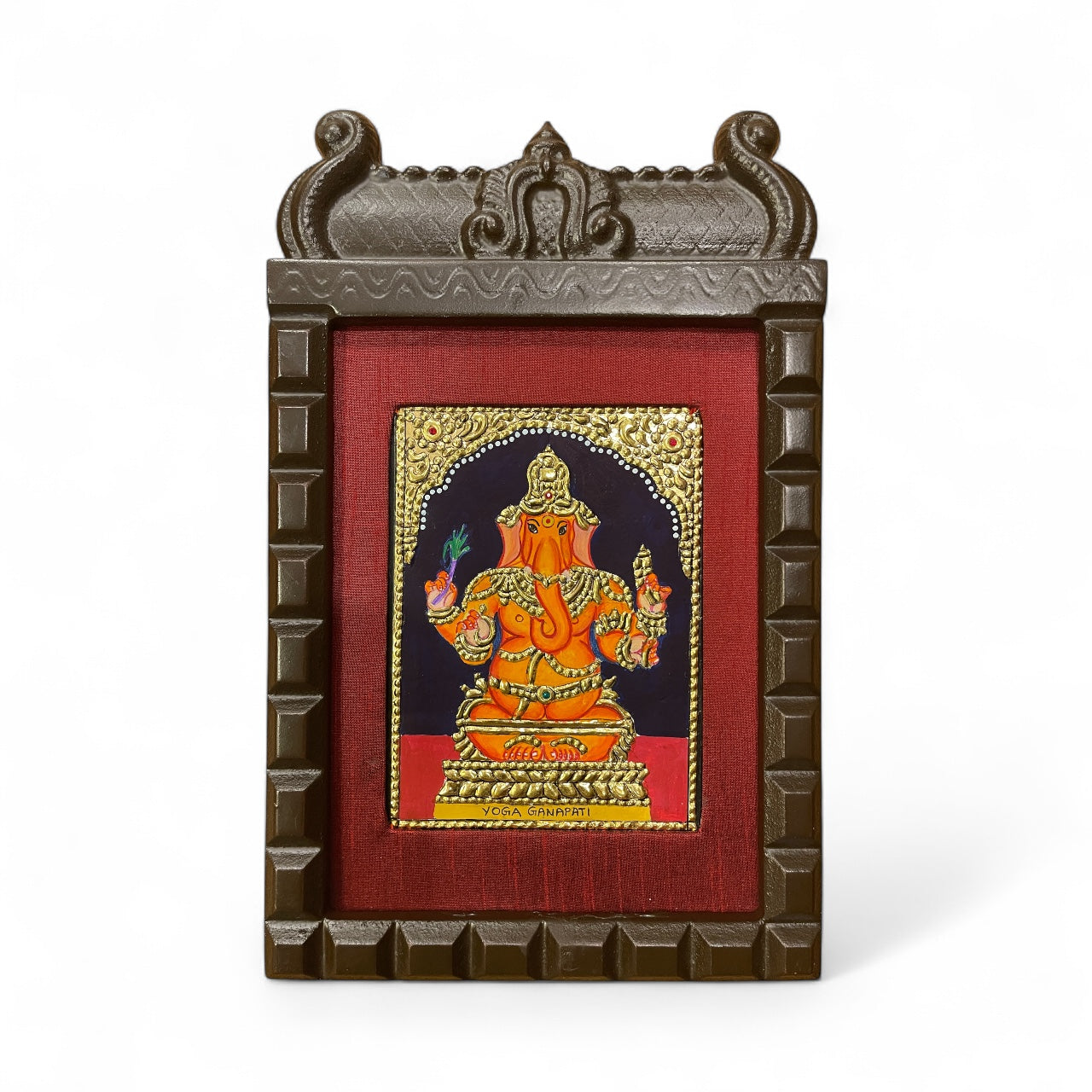 Yoga Ganapati Tanjore Painting
