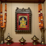 Sankatahara Ganapati Tanjore Painting