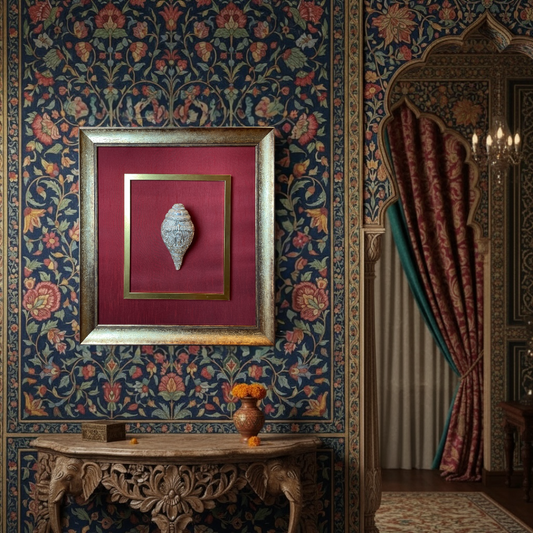 Vishnu Vishwaroopa Shankh – 92.5 Sterling Silver | Bulk Customized Spiritual Souvenir by Estudio