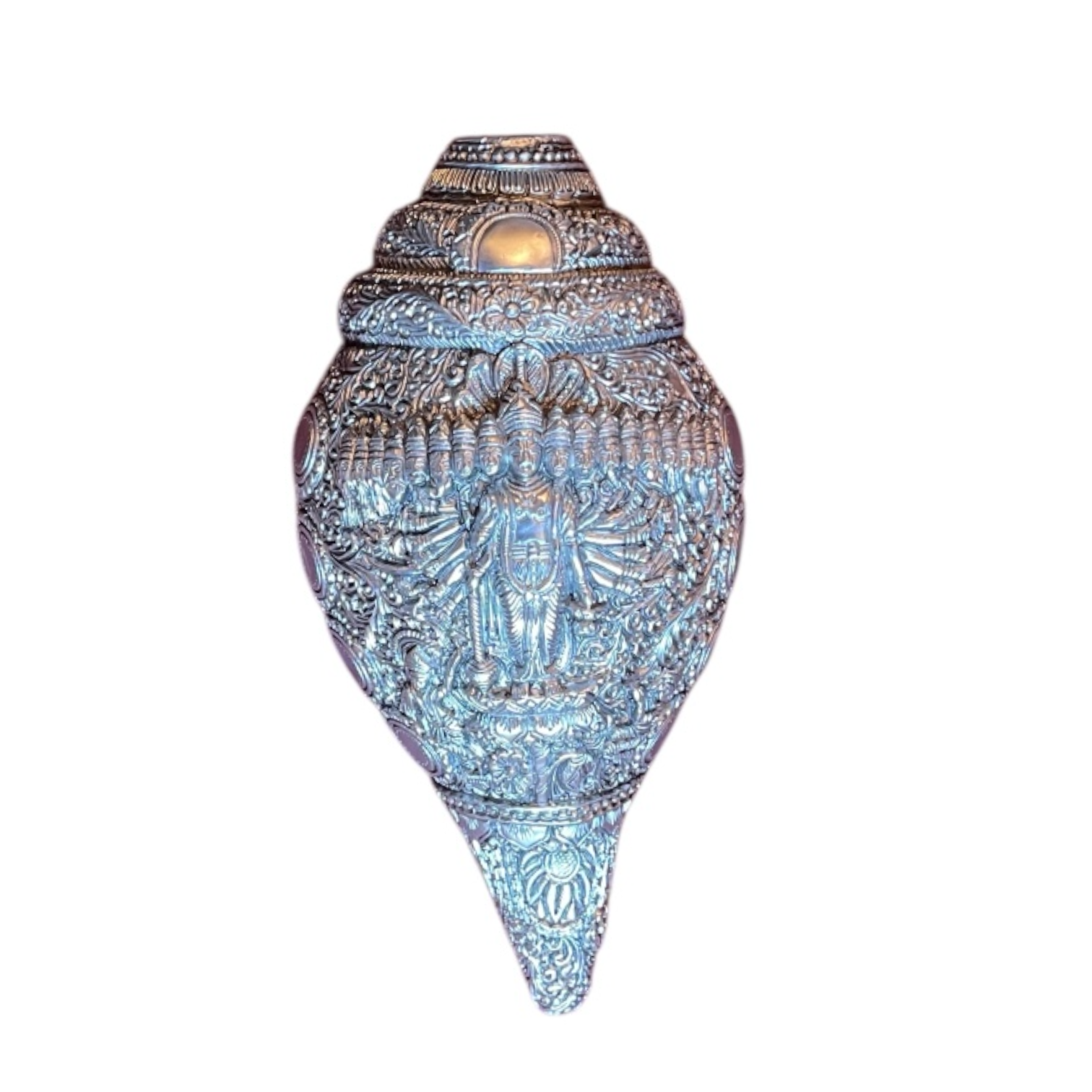 Vishnu Vishwaroopa Shankh – 92.5 Sterling Silver | Bulk Customized Spiritual Souvenir by Estudio