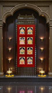 Tanjore Asta lakshmi Panel by Estudio
