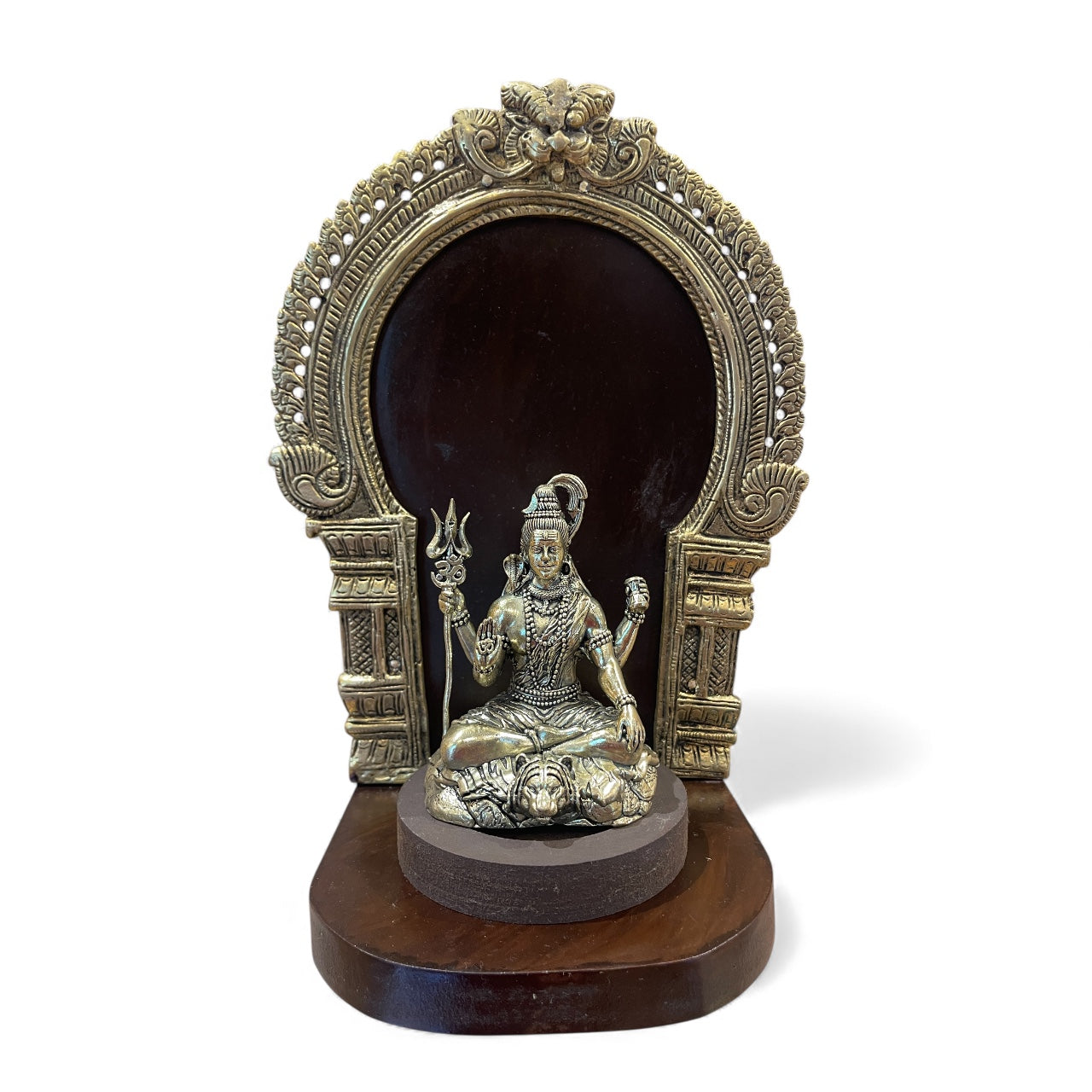 Divine Ensemble: Tanjore Asta lakshmi Wooden Frame with Sacred Idols