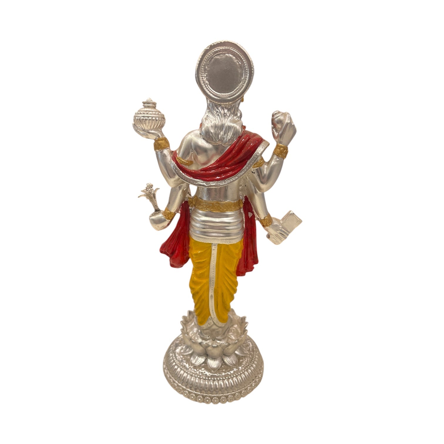 92.5 Sterling Silver Lord Dhanvantari idol