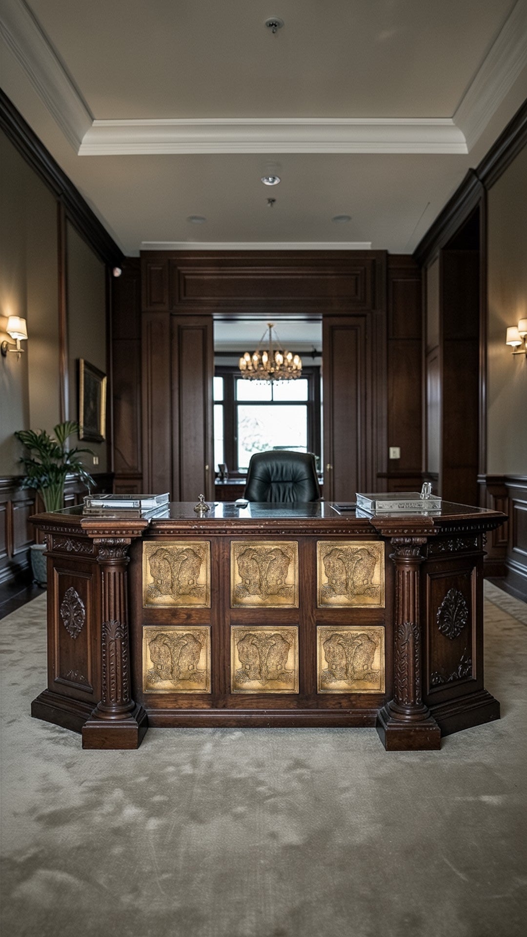 Luxury Metal Bird Art | Elegant Entrance Decor for Home & Office
