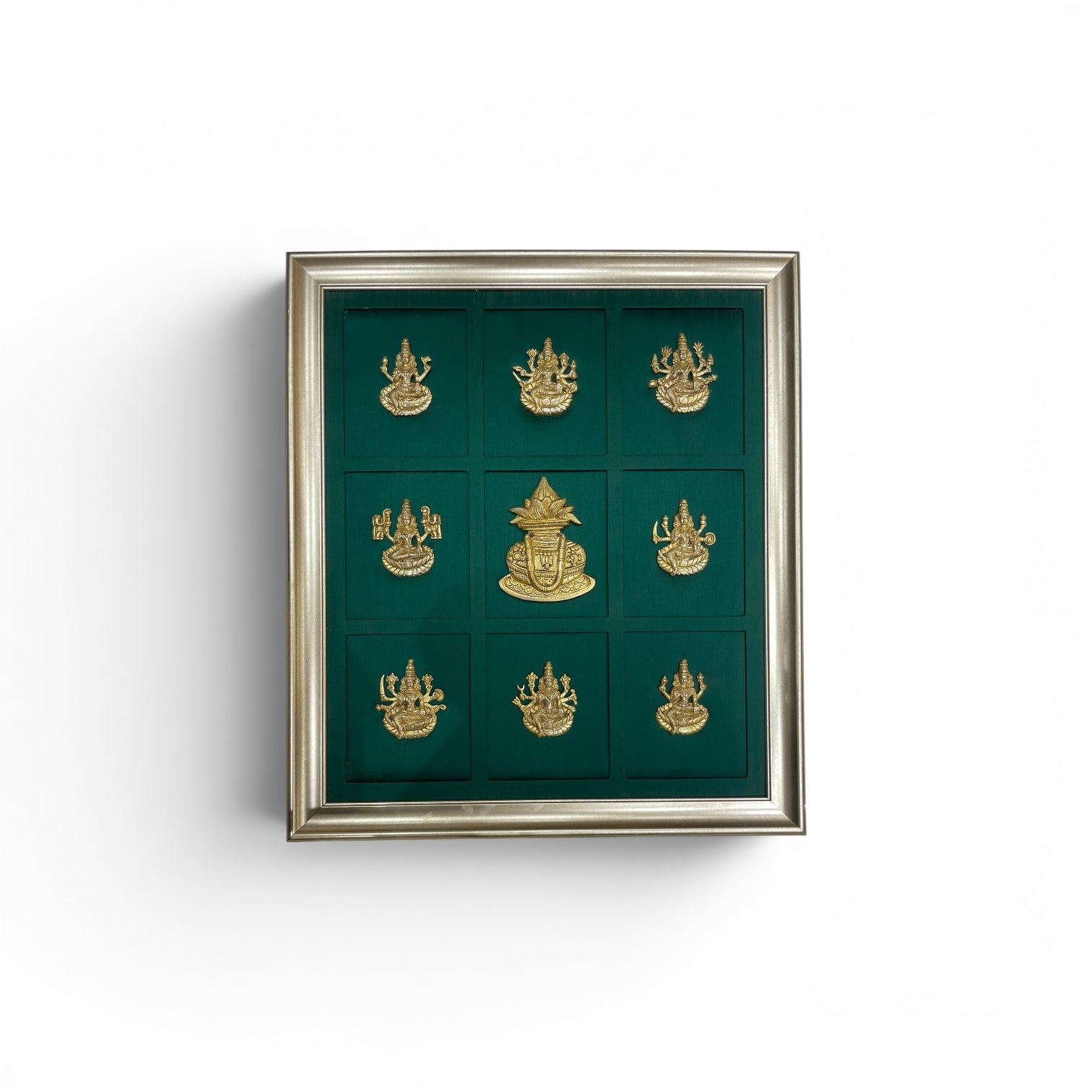 Ashta Lakshmi with Sacred Kalash Wall Frame – Divine Symbol of Prosperity, Wealth & Blessings