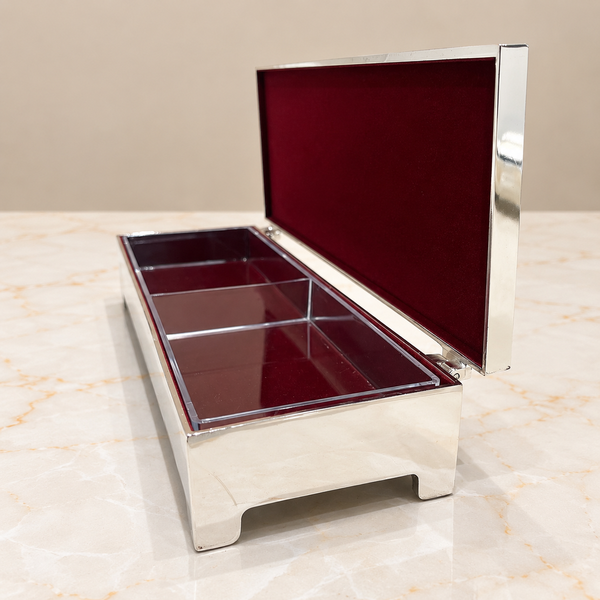 Silver Plated Butterfly Jewelry Box | Made by ESTUDIO ✨