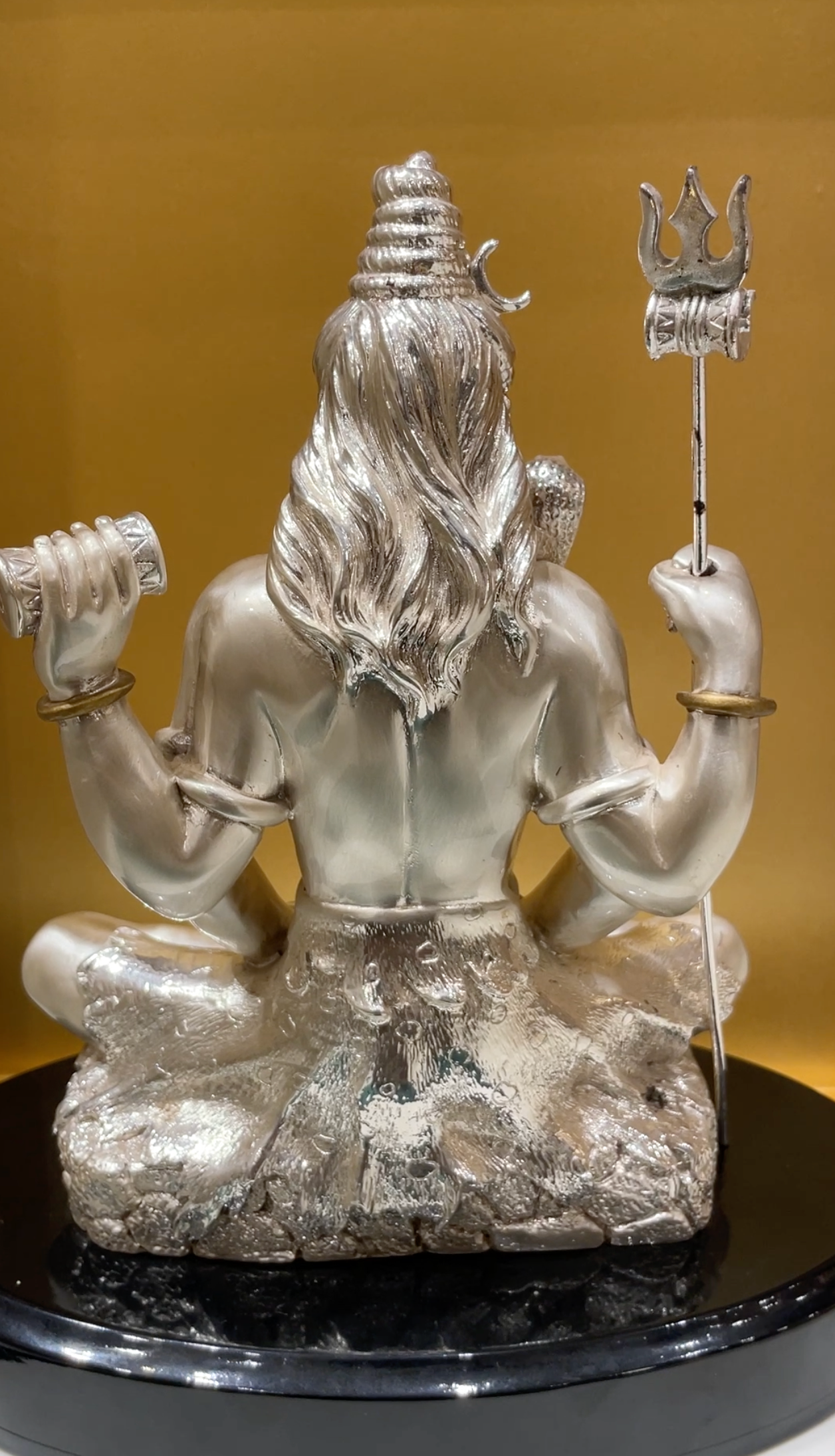 92.5 Sterling Silver Lord Shiva Idol | Premium Mahadev Collection for Pooja Room & Home Temple | ESTUDIO.