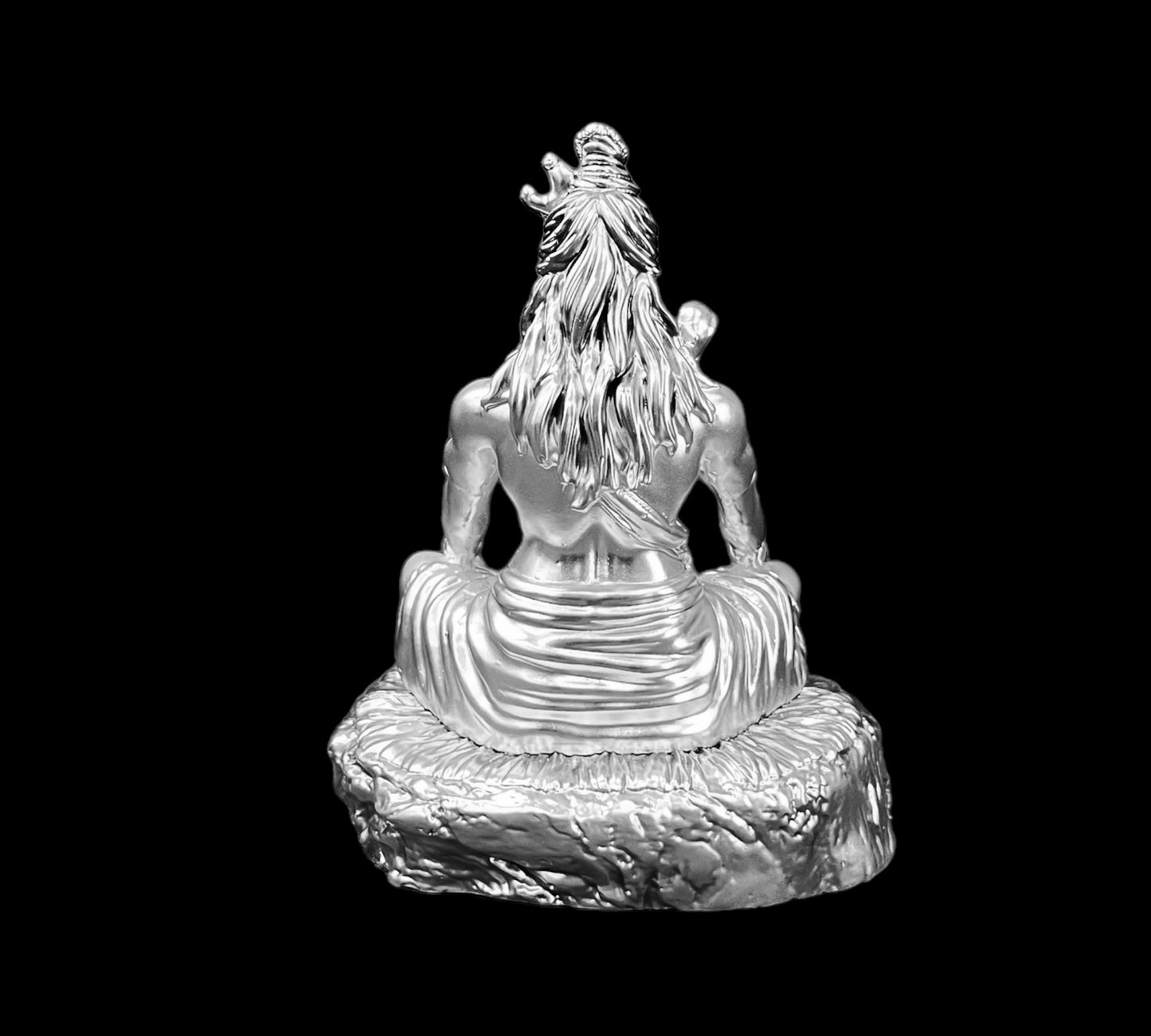 Silver Lord Shiva Idol