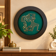Star in Aquarius Metal Wall Art | Premium Engineered Wooden Frame | Luxury Home & Office Décor | Made by ESTUDIO