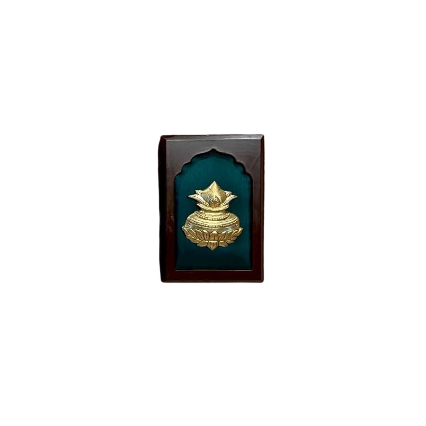 Brass Green Wall Art Set