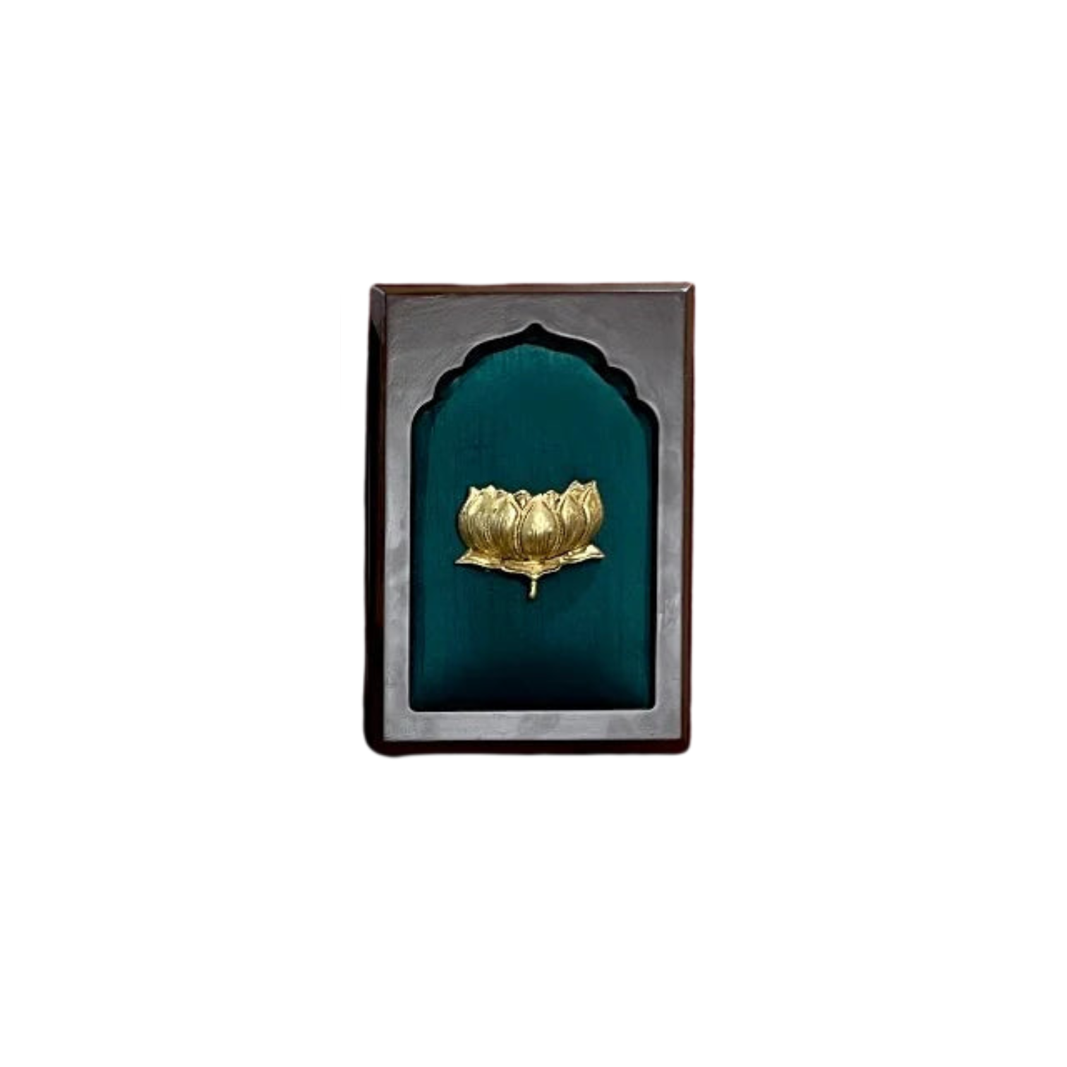 Brass Green Wall Art Set