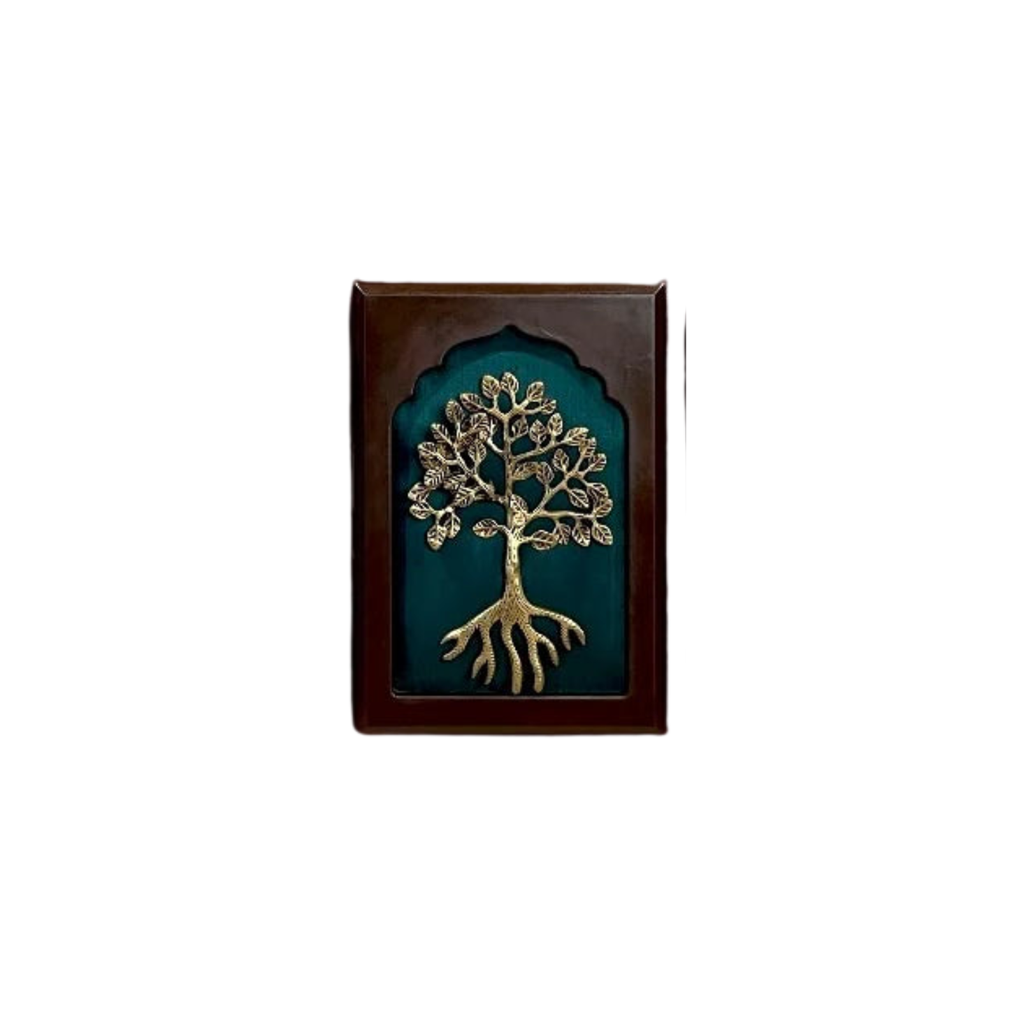 Brass Green Wall Art Set